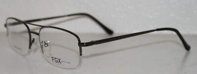 FOSTER GRANT WASHINGTON BROWN New Aviator Optical Eyeglass Frame For Men