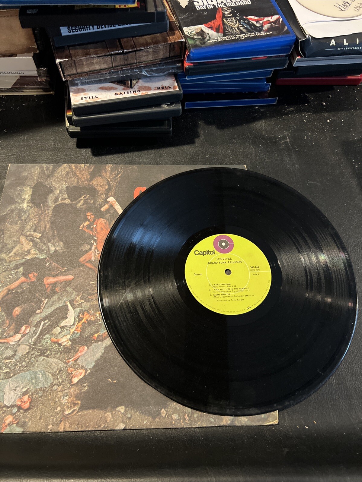 1971 Grand Funk Survival Original Stereo LP Capitol SW-764 Rare Vinyl Album