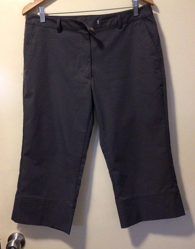 WOMENS ADIDAS CLIMACOOL STRETCH GREY 3/4 PANTS SIZE 12 - Picture 1 of 4