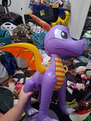 Vintage 2002 Spyro The Dragon Inflatable Blow Up PlayStation Game Promotional
