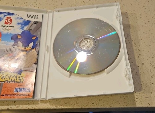 Mario and Sonic at the Olympic Games (Nintendo Wii, 2007) CIB W/Manual Tested - Picture 4 of 4
