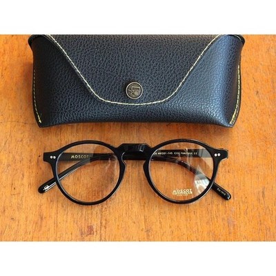 MOSCOT TUCHUS 48 Schwarz Brillengestell mit Etui Japan