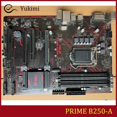 FOR ASUS PRIME B250-A LGA 1151 DDR4*4 LGA 1151 64GB HDMI DVI Ｍotherboard Test OK