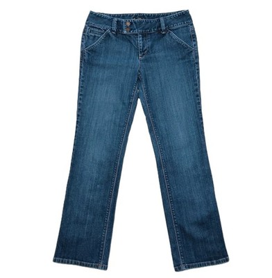 Vintage Y2k Ann Taylor Jeans Sz 8 Modern Fit Lindsay Waist Low Rise Straight Leg