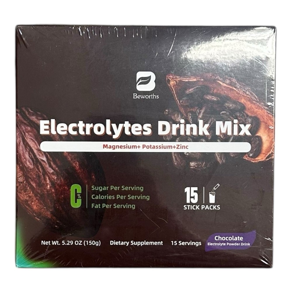 Sugar-Free Electrolyte Powder Packets for Hydration & Recovery
