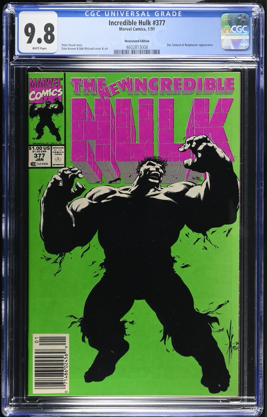 インクレディブルハルク #377 Incredible Hulk #377 Value - GoCollect
