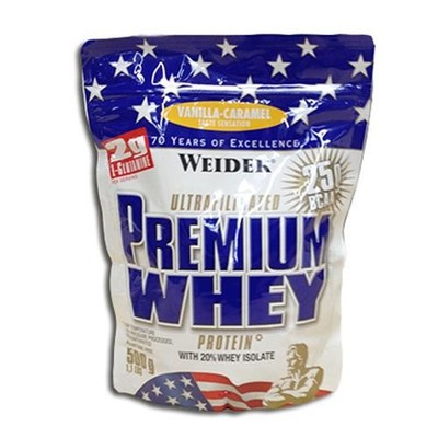 (47,98 EUR/kg) Weider Premium Whey Protein 500g Beutel Eiweiß BCAA Aminos