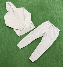 Nike Sportswear Club Fleece Gray Hoodie  Pants Set Size Small Sweatsuit