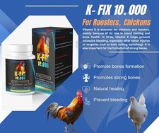 LUVAROBPharma K-FIX 10.000 200 tablets Gallo, Pollos, gallinas