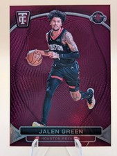 2024-25 Totally Certified Basketball Jalen Green card Maroon Mirror #18 Rockets