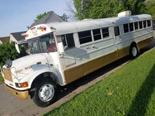 Converted Party Bus Bluebird International T44E.Lights, Music, Air 25 Passengers