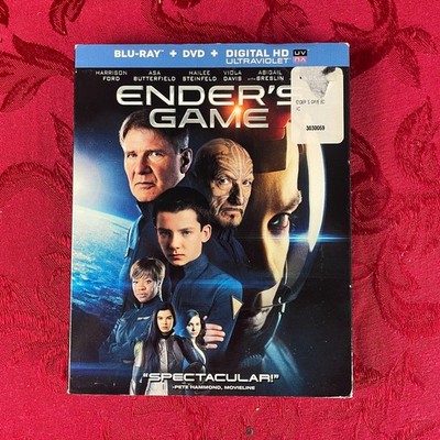 ENDER'S GAME (Blu-ray) Slipcover, Harrison Ford, Asa Butterfield, Viola Davis
