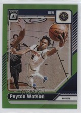 2024-25 Panini Donruss Optic Lime Green Prizm 85/149 Peyton Watson #216 0n64
