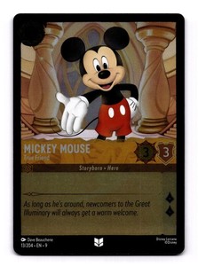 Mickey Mouse - True Friend 13/204 [Uncommon Foil] Lorcana Fabled NM