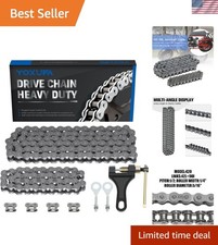 Versatile 420 Chain Replacement for Mini Bikes - Secure Ride with Master Links