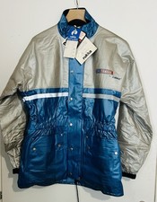 GIACCA IMPERMEABILE VINTAGE YAMAHA By "RUKKA" ORIGINALE ANNI 80 TAGLIA 50