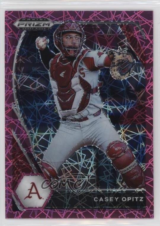 2021 Panini Prizm Draft Picks Pink Velocity Prizm Casey Opitz #PDP200 5sb