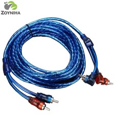 14.7ft 2-RCA to 2-RCA Cable Male Stereo Audio Patch Twisted OFC Copper Wire 4.5M