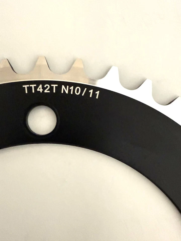 FSA Vision Aero TT Road Bike Chainring 130 BCD 5 -Bolt  42T 10-11 Speed  WB059 - Image 4 of 4