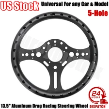 Universal For any Car 13.5" Lightweight Drag Racing Sport Steering Wheel 5-Hole
