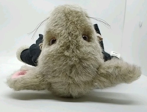 G. McBride LITTLE FOLK 14" Mouse Louris plush 1980 England w/tag - Excellent! - Picture 5 of 11