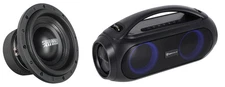 Sundown Audio SA-10 V.2 D2 10" 1250w RMS Subwoofer+Portable Bluetooth Speaker