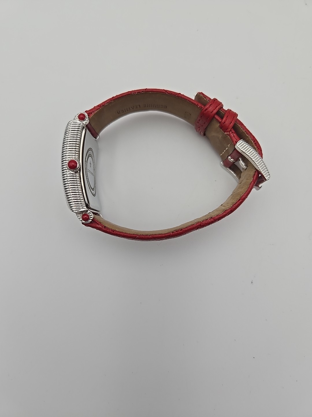 Judith Ripka Rectangular Stainless Steel Watch Re… - image 6