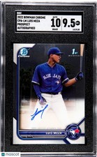 2022 1st Bowman Chrome Luis Meza Prospect Auto SGC 9.5 #CPA-LM