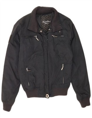 BACI & ABBRACCI Damen Bomberjacke UK 10 Small Navy Blau Polyester BA18