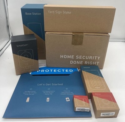 SimpliSafe Home Security Camera System Model SimpliCam SSCS3 New Open Box