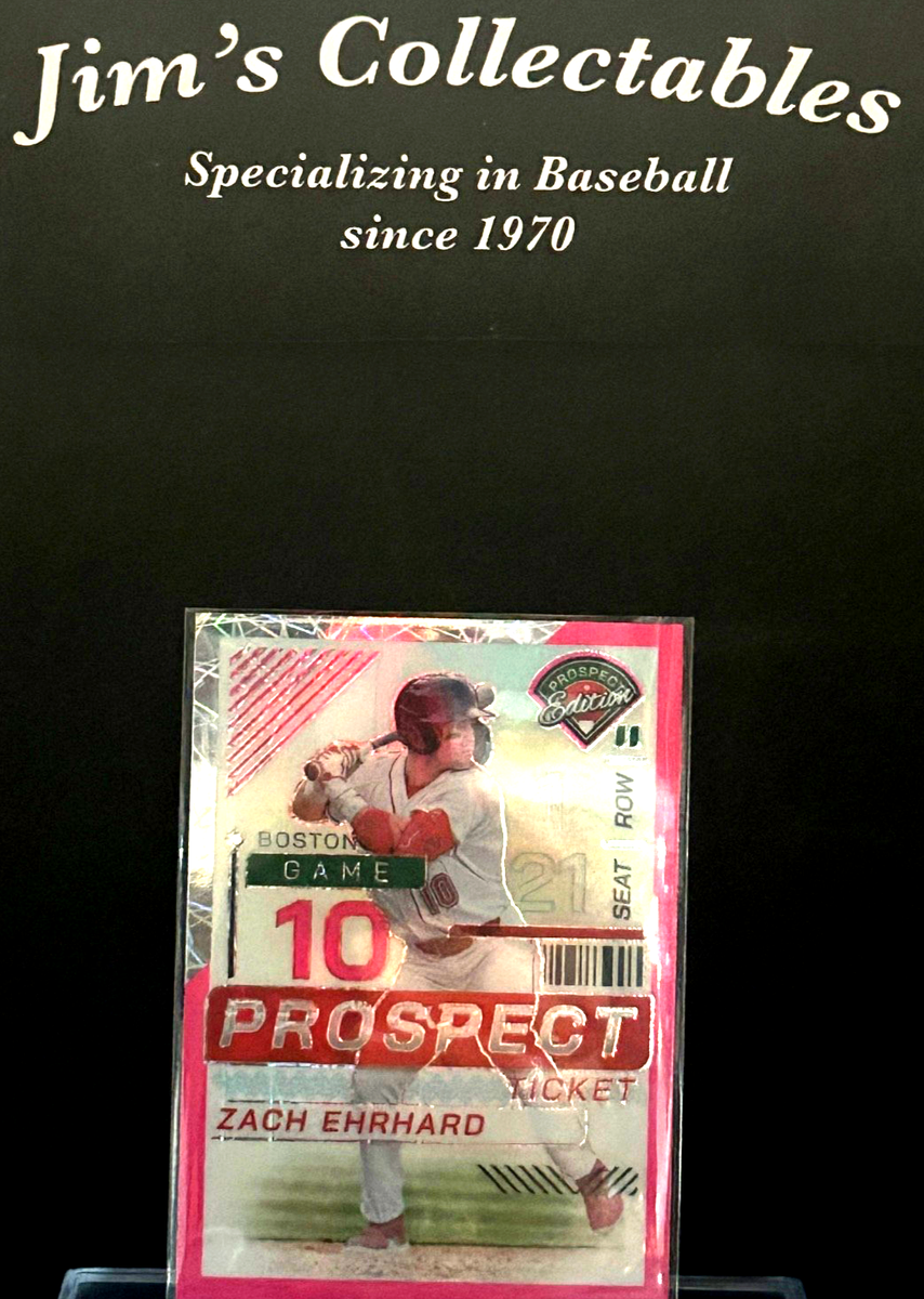 2024 Panini Prospect Edition - Zach Ehrhard #175 Pink #/79 Holo