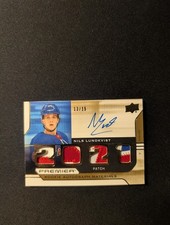 2021-22 UD Premier Rookie Auto Patch Nils Lundkvist 13/15