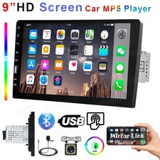 1 DIN per cellulare Android/iOS autoradio FM con Bluetooth 9'' HD touchscreen USB FM