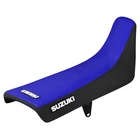SUZUKI DR200SE (1996-2013) gripper seat cover     all BLACK/BLUE standard #464