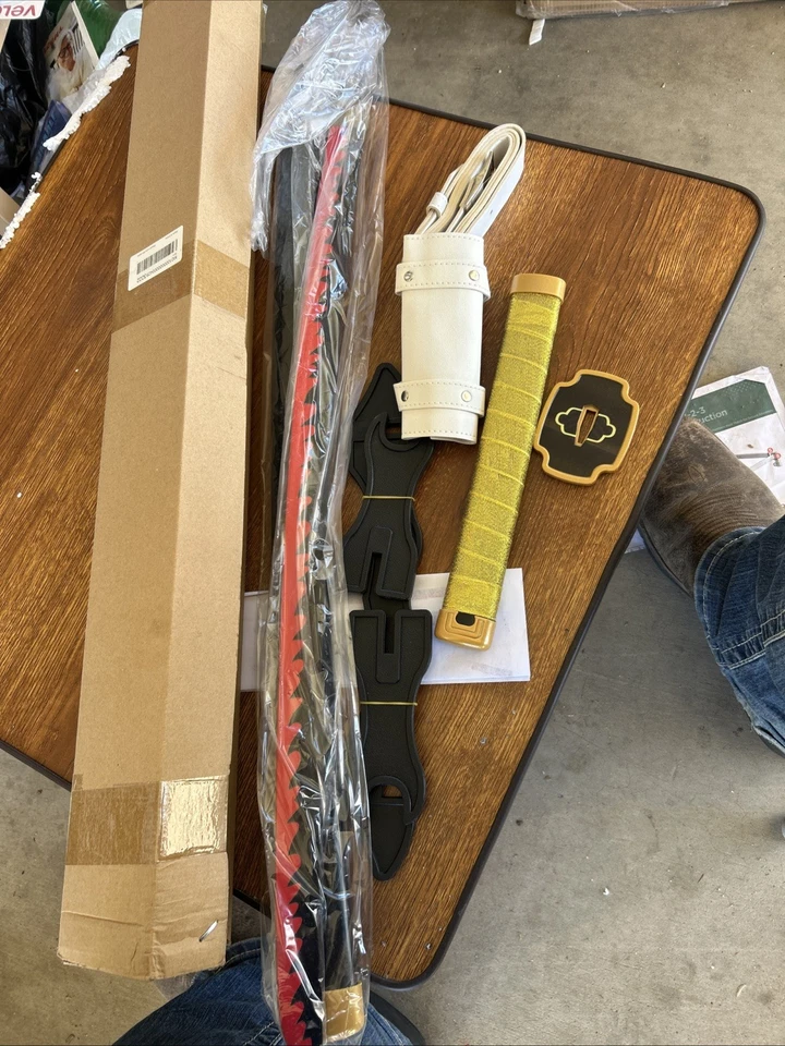 Меч аниме Yoriichi, около 41 дюйма, столбы Хашира и меч главного героя, A... - Изображение 2 из 3