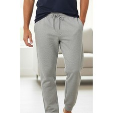 Emporio Armani Mens Gray Cotton Joggers Pocket Sweatpants Logo, Medium