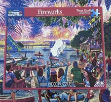 White Mountain Puzzle Fireworks 1000 Piece St...