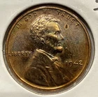 1942 Lincoln Wheat Penny Cent Proof Coin Uncirculated (U161)