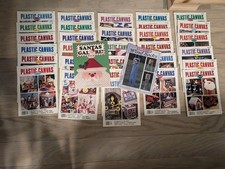 Leisure Arts Plastic Canvas Corner Magazine 1990-1997 Lot of 32 Issues Crafts