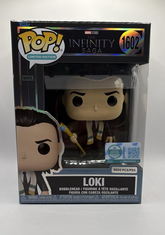 The Infinity Saga Funko Pop Loki 9500 LE Box lunch Exclusive #1602