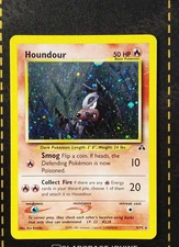 2001 POKEMON NEO DISCOVERY #5 HOUNDOUR-HOLO Swirl