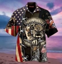 Proud United States Marine Corps Hawaiian Shirt