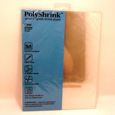 NOS PolyShrink Artist Grade Shrink Plastic from Lucky Squirrel - 8 10mil sheets