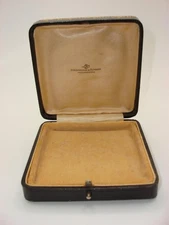 ART DECO STRAWBRIDGE & CLOTHIER PHILADELPHIA LEATHER SILK LINED JEWELRY BOX! 