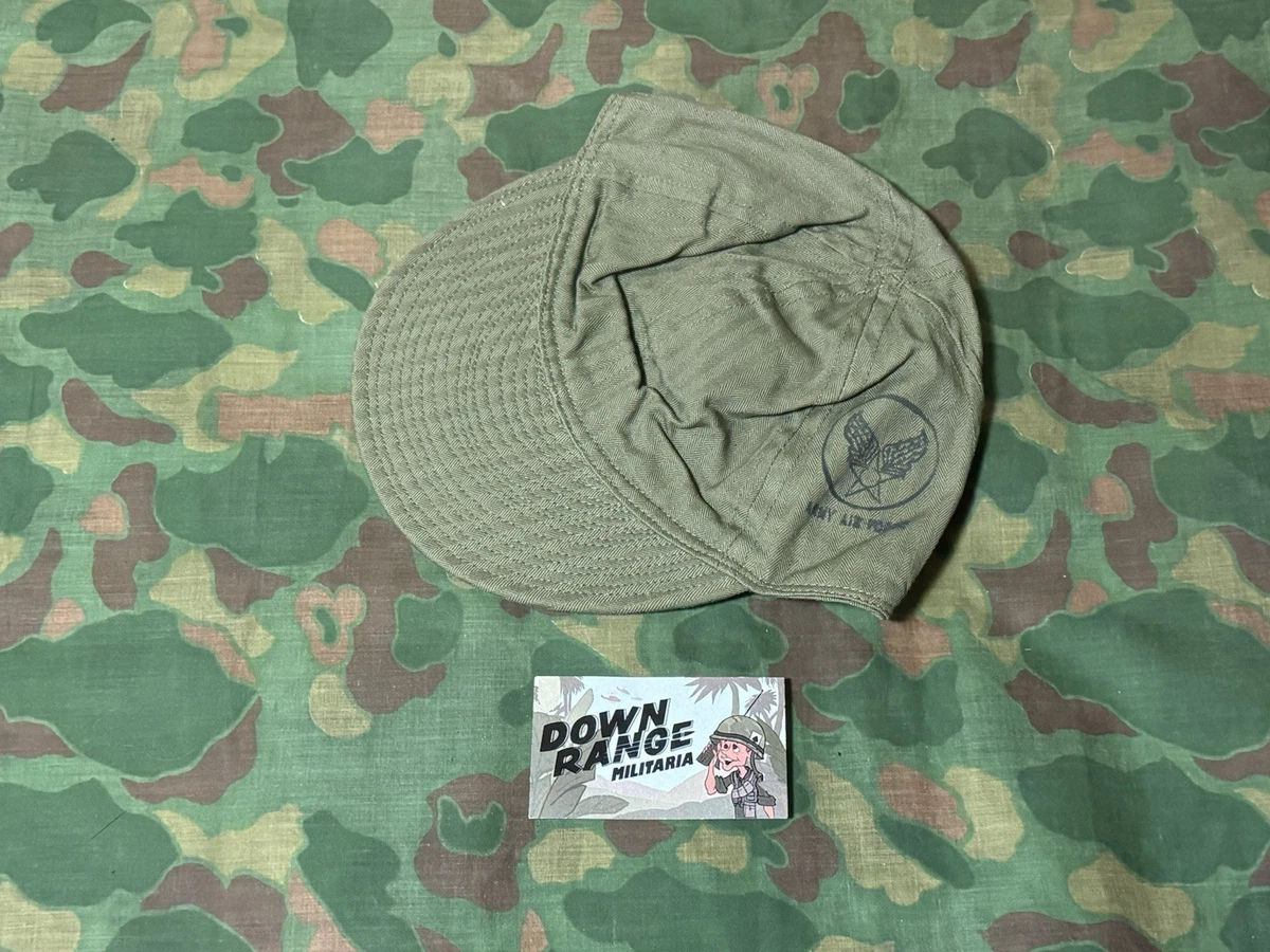 NOS Vintage WWII U.S. Army Air Force A3 Mechanic HBT Cap Size 7 | eBay