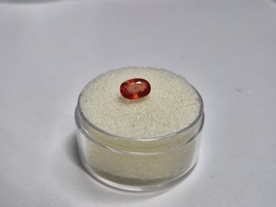 Natural Rare Orange Red Sapphire Fancy Cut VS 1.01ctw 6.86x4.73x3.2mm Stunning! 