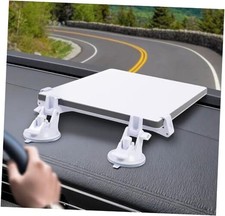 Starlink Mini Car Mount Dashboard - White - Double Suction Cup - B