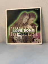 Greatest Love Song Vol 3 LaserDisc Karaoke Rare Movie Hits 12" LD Vintage Music