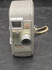 Keystone Capri K25 Vintage 8mm Film Movie Camera w/ Aperture Adj NOT TESTED