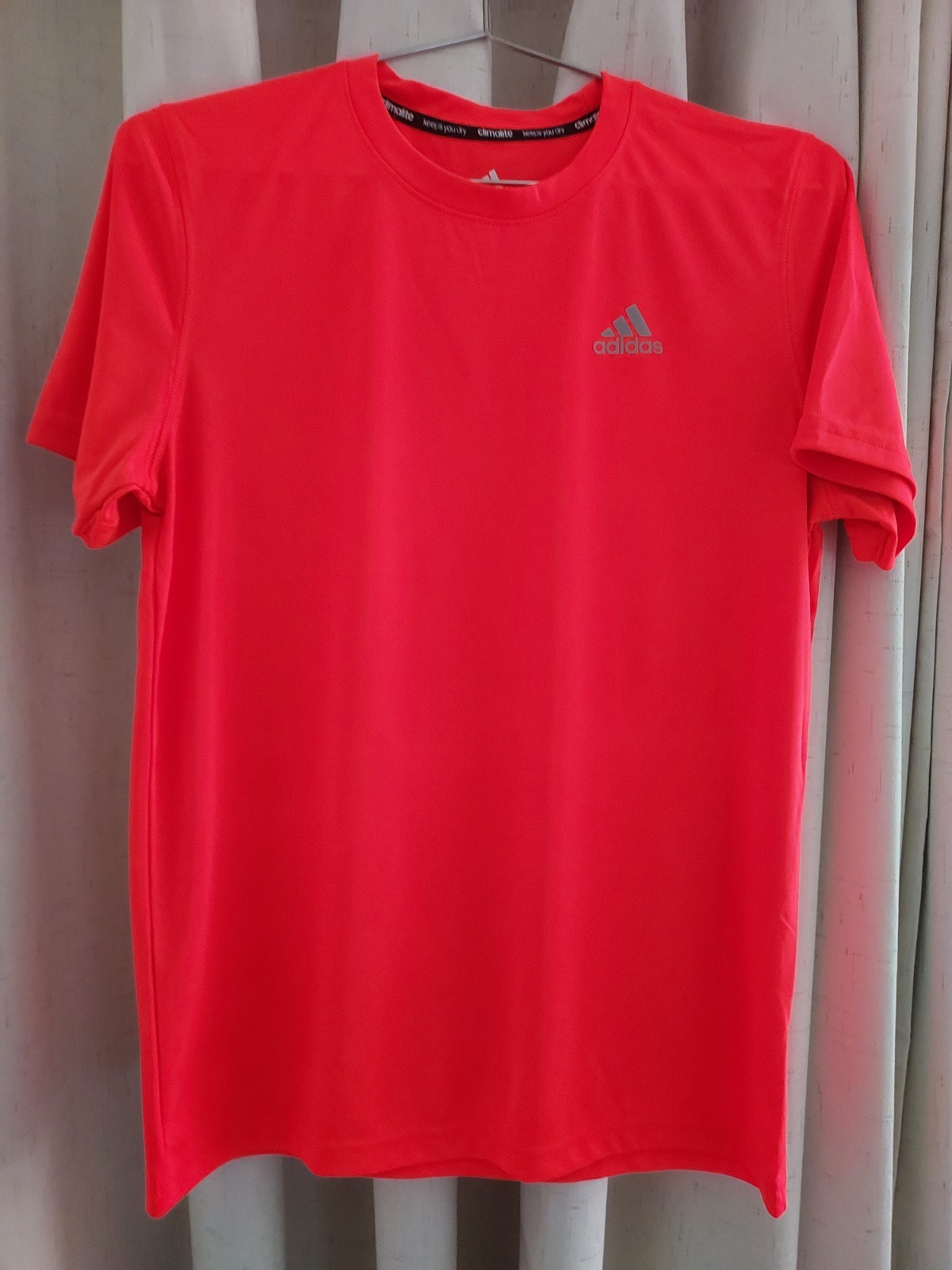 Adidas Climalite Coral T Shirt Boys Size Large 14-16, New